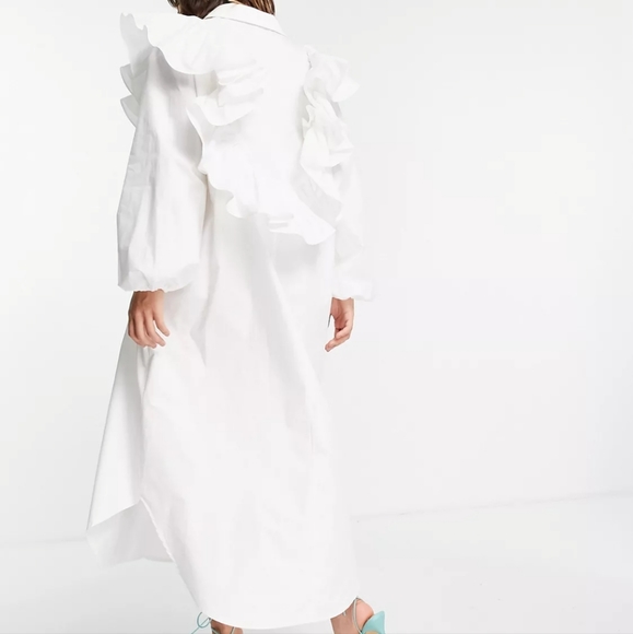 Asos Edition oversized white shirt dress - Picture 14 of 14